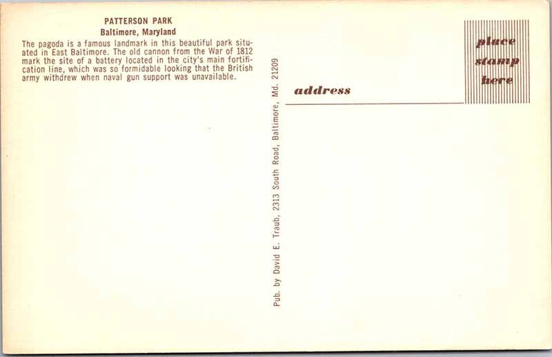 Postcard MILITARY SCENE Baltimore Maryland MD AL4168