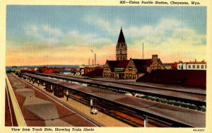 WY - Cheyenne. Union Pacific Railroad Depot