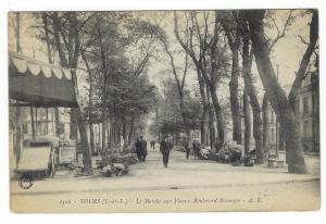 1918 France Photo Postcard - From WW1 Soldier - Tours, March Of Flowers (OO9)