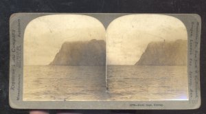REAL PHOTO NORTH CAPE NORWAY NORGE VINTAGE STEREOVIEW CARD