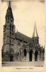 CPA POISSY - L'Église (102928)