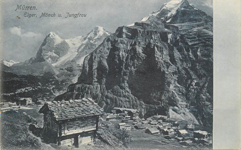 Mountaineering Austria Murren Eiger, Monch & Jungfrau 1906