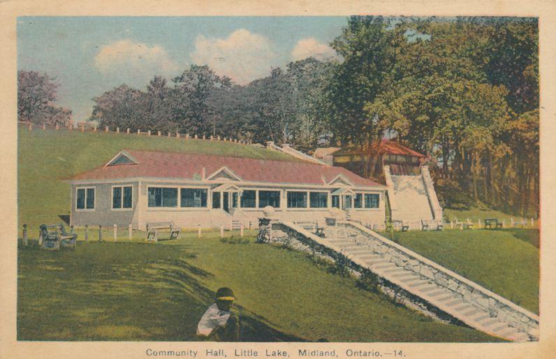 Community Hall at Little Lake - Midland, Ontario, Canada - pm 1939