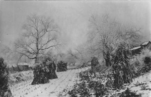 Alexandria Ohio 1960s Modern RPPC Real Photo Postcard The Old Mill Race