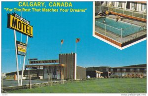 West Valley Motel , CALGARY , Alberta , Canada , 50-60s