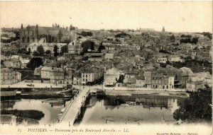 CPA POITIERS Panorama du Boulevard Aboville (982860)