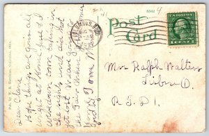 Columbus Ohio~US Post Office & Hartman Theater Building~Vintage Postcard