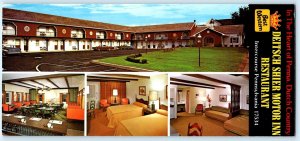 INTERCOURSE, PA ~ Roadside DEITSCH SHIER MOTOR INN Motel 4x9 Postcard c1960s
