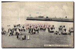 Old Postcard Ostend Les Bains the east coast of La Digue