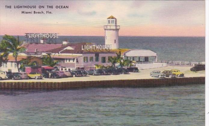 Florida Miami Beach The Lighthouse Restaurant On The Ocean