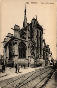 CPA MELUN Eglise Saint-Aspait (1320445)