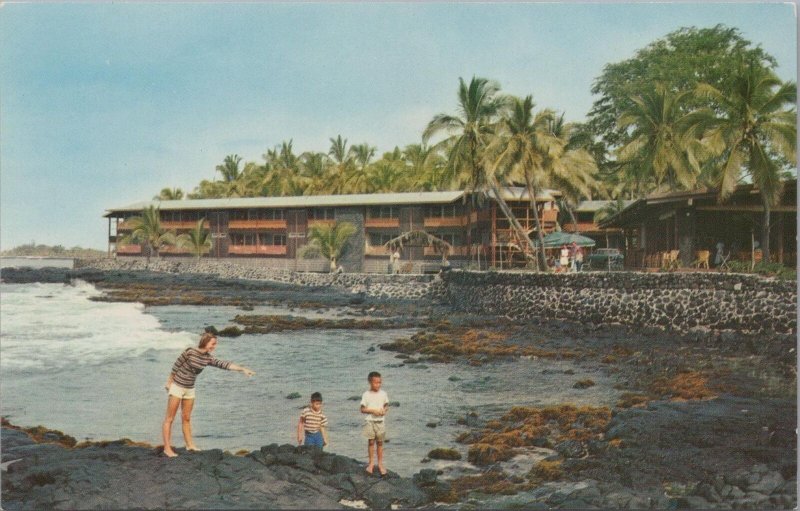 Postcard Waiaka Lodge Kona Island Hawaii HI