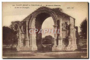 Old Postcard The Romans Monument St Remy de Provence