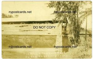 RPPC - Poland, Newport Road Covered Bridge