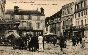 CPA AK SALIES-de-BÉARN Le Marché (868802)