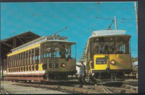 American Transport Postcard - Connecticut Company Open Cars 303 & 838 - T3697