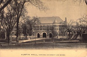 Harvard University, Law School, Austin Hall, c. 1907, Old Postcard