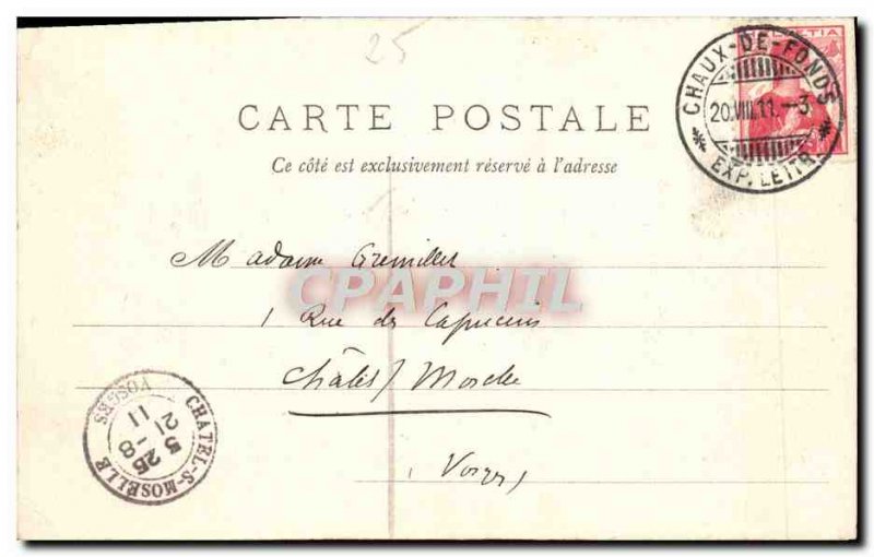 Old Postcard The Last Basins of Doubs