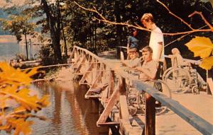 Carrollton Kentucky Camp Kysoc Fishing Scene Vintage Postcard K104732