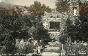 1949 Grotto Built 1929 Shrine Xavier Canon Road Colorado Sanborn RPPC 6405