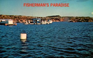 Tucumcari, New Mexico - Fisherman's Paradise - Ute Dam Boat Dock - 1970s