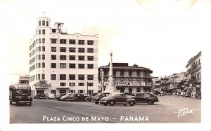 Plaza Cinco De Mayo Real Photo Panama 1945 
