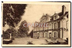 Old Postcard To Buissonnets House decorated for the holidays of the Canonization