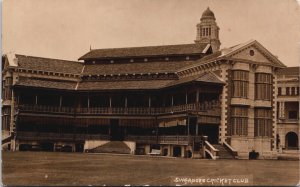 Singapore Cricket Club Vintage RPPC C117