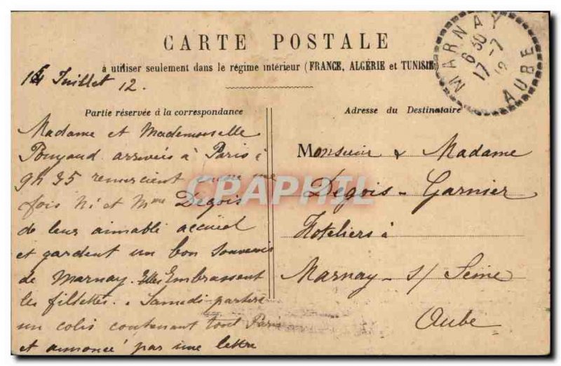 Paris Postcard Old Station of & # 39Est