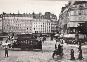 BF14047 place de rennes  paris 1900  france  front/back image