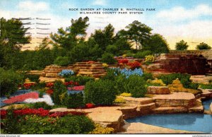 Wisconsin Milwaukee Charles P Whitnall Park Rock Garden 1952