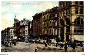 Ohio Dayton Main street and Third