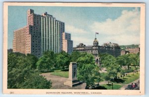 MONTREAL Dominion Square CANADA 1951 Postcard