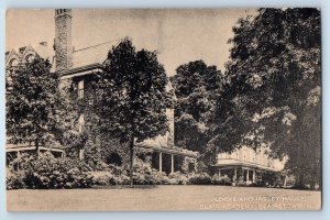 1940 Blairstown New Jersey Vintage Postcard Locke Insley Halls Blair Academy