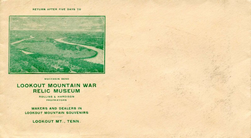 Envelope - Lookout Mountain War Relic Museum    (3.625 X 6.5)