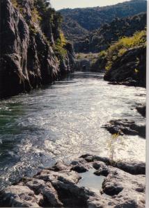 BF20921 gorges de l herault pres de st guilhem le desert france front/back image