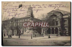 Old Postcard Avignon Theater of the Town Hall