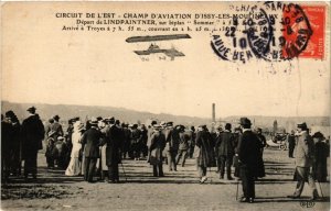 CPA ISSY-les-MOULINEAUX Champ d'Aviation. Depart de LINDPAINTNER (509695)