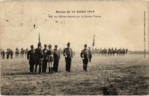 CPA Militaire Toul - Revue du 14 Juillet - MM. les Officiers (90334)