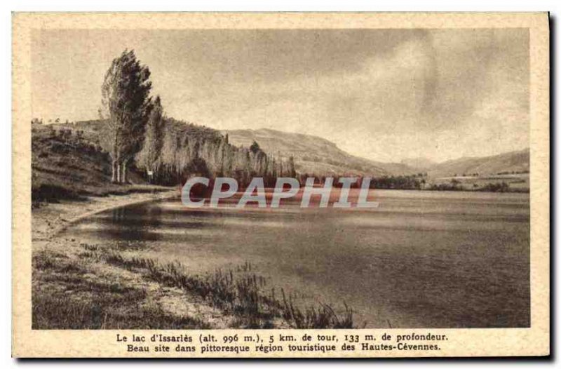 Old Postcard Lake Issarles Ardeche Beautiful site in the picturesque tourist ...