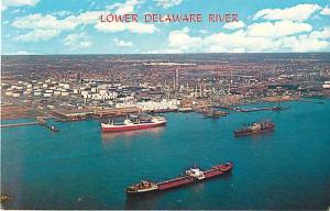 Docks, Lower Delaware River at Marcus Hook Pennsylvania PA