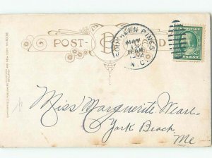 Bamforth Comic COUPLE WALKING WITH ANTIQUE BABY CARRIAGE AB9630