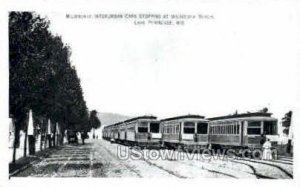 Repro-Milwaukee Interurban Cars - Lake Pewaukee, Wisconsin