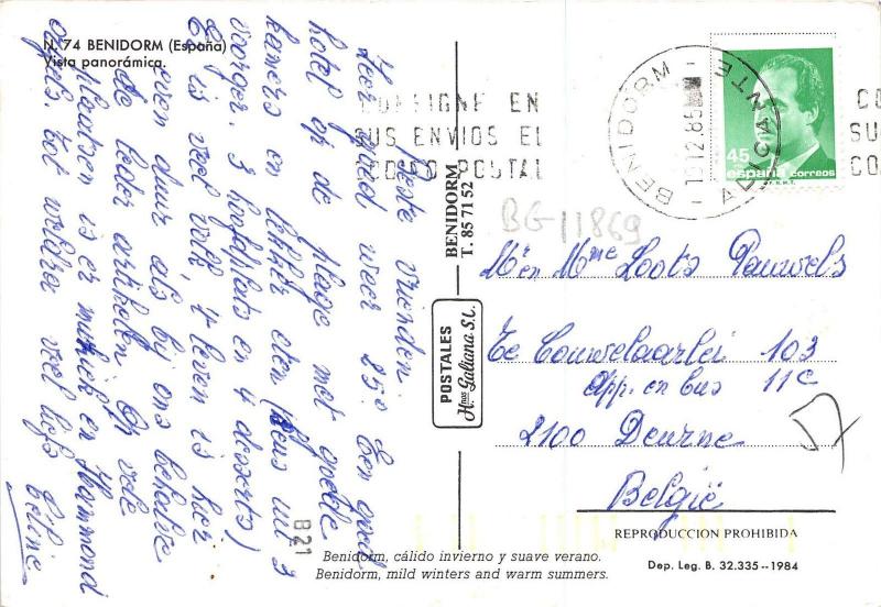 BG11869 benidorm vista panoramica   spain