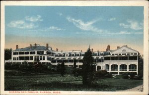 SHARON MASS MA Sanitorium Vintage Postcard