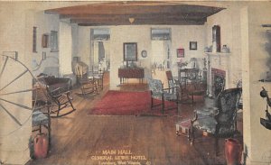 Main Hall, General Lewis Hotel - Lewisburg, West Virginia WV  