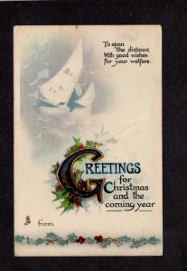 Christmas Greetings Postcard Tuck's Tucks Raphael Tuck and Sons Series No C 5627