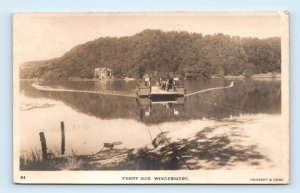 RPPC Ferry Nab Windermere Lake District England UK Postcard