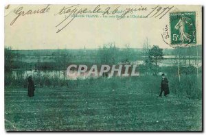 Old Postcard Grande Trappe The three ponds and Orphanage