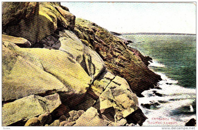 Harbour Entrance , Halifax , Nova Scotia , Canada , PU-1908